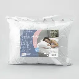 Подушка Ideia Nordic Comfort чохол зі стібкою антиалергенне волокно 40х60 см біла (8-34687) - мініатюра 5