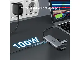 Мультипортовий адаптер TP-LINK UH7020C Grey - мініатюра 8