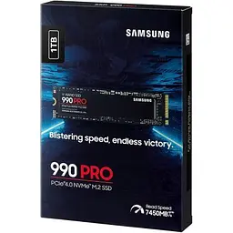 Накопичувач SSD M.2 2280 1TB 990 PRO Samsung (MZ-V9P1T0BW) - мініатюра 6