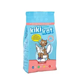 Бентонітовий наповнювач KikiKat Baby Powder для котячого туалету із запахом дитячої пудри 5 л