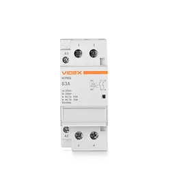 Модульний контактор 2п 63А 2НВ VF-RS-MC2O-63 VIDEX RESIST VIDEX (27911-000) - мініатюра 2