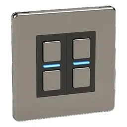 Lightwave Smart Dimmer 2 Gang з нержавіючої сталі LP22