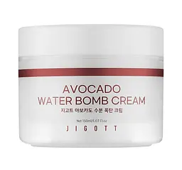 Зволожуючий крем для обличчя Авокадо Avocado Water Bomb Cream Jigott 150 мл