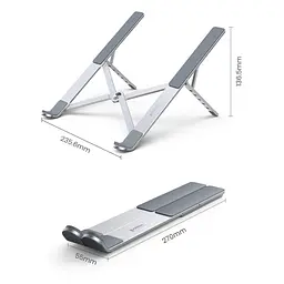 Підставка до ноутбука Ugreen LP451 Foldable Holder for Laptop Silver (40289) - мініатюра 6