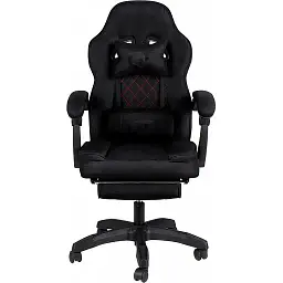 Геймерське крісло GT Racer (X-6028 Fabric Black) - мініатюра 2
