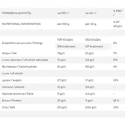 Протеїнове печиво FitWin 27% 40 г Червоний оксамит - мініатюра 2