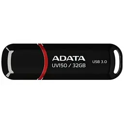 USB флеш накопичувач ADATA 32Gb UV150 Black USB 3.0 (AUV150-32G-RBK)