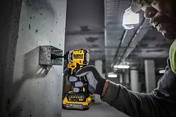 DeWALT Шурупокрут ударний аккумуляторний XR Li-Ion 18В безщітковий PowerStack 1х1.7А·рік 206 Нм 3250об·хв 3800уд/хв кейс і ЗП 0.95кг - мініатюра 2