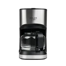 Кавоварка крапельна кавоварка Adler AD 4407 підігрівна платформа стильна Польща 0.7 л 550 Вт