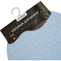 Килимок для ванної Eco Fabric Ромби 69х37 см блакитний (6937-003) - мініатюра 7