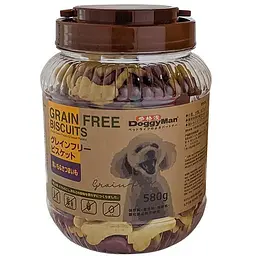 Ласощі для собак DoggyMan Biscuits Purple Sweet Potato&Sweet Potato беззернове печене, 0.58кг