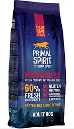 Сухий корм Primal Spirit Wilderness для собак зі свининою, куркою та рибою, 12 кг