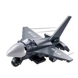 Конструктор SLUBAN військова серія літак 39 деталей коробка 14×9,5×4,5 см (M38-B1368H)