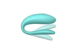 Смарт-вібратор для пар We-Vibe Sync Lite Aqua, 10 віброрежимів, можна поєднувати з проникним сексом - мініатюра 3