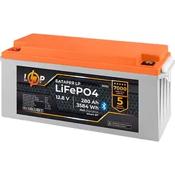 Акумулятор LogicPower LiFePO4 12.8V - 280 Ah BMS 200A/100А Smart BT [30353] [109367]