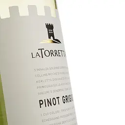 Вино La Torretta Pinot Grigio delle Venezie DOC біле сухе 0.75 л - мініатюра 3