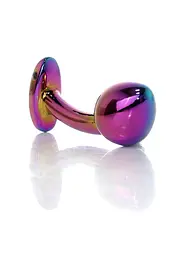 Анальна пробка - Jewellery Multicolour Curved Plug M - мініатюра 4