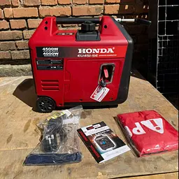 Генератор іверторний Honda EU45i-SE (4-4.5 кВт) з колесами, ручкою, валіза бензиновий - мініатюра 2