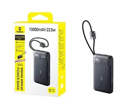 Зовнішній акумулятор Power Bank Baseus EnerFill FC11 10000mAh 22.5W E00304 чорний
