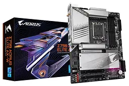 Материнська плата Gigabyte Z790 AORUS ELITE AX-W (Z790 AORUS ELITE AX-W) (Socket 1700, Intel Z790, ATX) Б/в - мініатюра 4