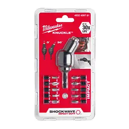 Набір біт SHOCKWAVE MILWAUKEE з насадкою Knuckle (11шт) - мініатюра 4