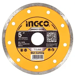 Диск алмазний кераміка Ingco 125x5x22.2 (DMD021252M) - мініатюра 2