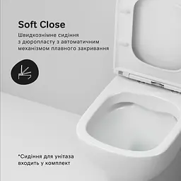 Унітаз-компакт AM.PM Pride Aquaspin із сидінням з мікроліфтом CPA8900SC - мініатюра 5