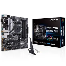 Материнcька плата PRIME B550M-A WIFI II sAM4 B550 4xDDR4 M.2 HDMI DP D-Sub Wi-Fi BT mATX Asus teh0018948 - мініатюра 9