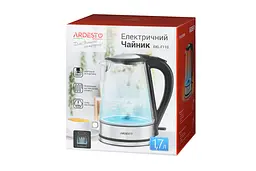 Електрочайник Ardesto 1.7 л Strix скло чорний kuh0015394 - мініатюра 7