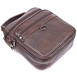 Чоловічі шкіряні сумки Vintage 20х23х7 см sum0020987 - мініатюра 3