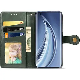 Шкіряний чохол-книжка GETMAN Gallant (PU) для Xiaomi Redmi 9 Зелений - мініатюра 2
