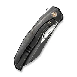 Складаний ніж WE Knife Ignio Wharnto CPM 20CV титан 6AL4V чорний 83,9 мм - мініатюра 5