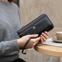 Гаманець шкіряний жіночий ST Leather 19292 чорний - мініатюра 2