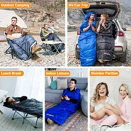 Спальний мішок KingCamp Lona 250 Blue (2248.65.60) [169539] - мініатюра 7