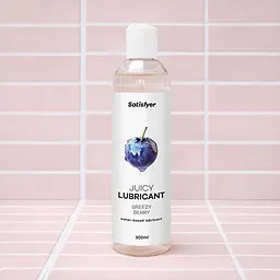 Лубрикант на водній основі Satisfyer Juicy Lubricant Breezy Berry water based 300 мл - мініатюра 8