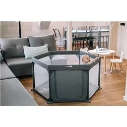 Манеж для дитини FreeON Hexagon, grey - мініатюра 4