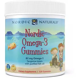 Жирні кислоти Nordic Naturals Nordic Omega-3 Gummies 120 желейок мандарин