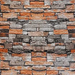 Самоклейка декоративна 3D панель 3D Loft під цеглу піщаник в рулоні 3080x700x3мм - мініатюра 5
