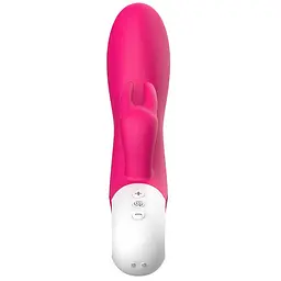 Вібратор-кролик Liebe Pleasure Toys Mighty Rechargeable Rabbit 21.5 см (рожевий) - мініатюра 7