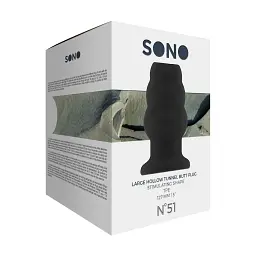 Анальний тонель Sono Hollow Tunnel Butt Plug No.51 12.7 см (чорний) - мініатюра 4