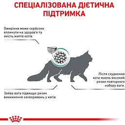 Сухий корм Royal Canin Satiety Weight Management для дорослих котів з надмірною вагою 0.4 кг - мініатюра 3