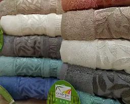 Набір турецьких махрових рушників Cestepe 50х90 6 штук + 70х140 6 штук Bamboo Chery - мініатюра 2