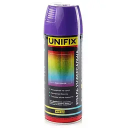 Емаль універсальна в балончику Unifix 400мл RAL 4005 синьо-бузковий