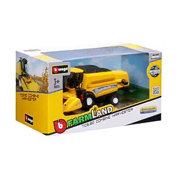 Автомодель - ЗЕРНОЗБИРАЛЬНИЙ КОМБАЙН NEW HOLLAND TC5.90 (зі зерновою жаткою) Bburago 18-31721 - мініатюра 8