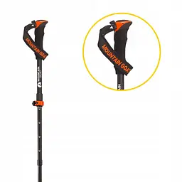 Трекінгові палиці Mountain Goat Pro+ 43-130 см MG0008 Black/Orange (P-5907739318251) - мініатюра 4