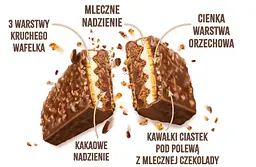 Вафельний батончик Kinder Crispy з шоколадно-горіховою начинкою 34 г - мініатюра 5