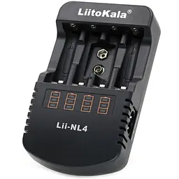 Зарядний пристрій LiitoKala Lii-NL4, 4x(NiMH/NiCd) + 1*9V(крона)