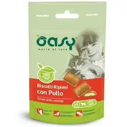 Ласощі для котів Oasy TREATS з куркою 60 г (8053017343167)