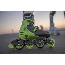 Роликові ковзани Neon Inline розмір 30-33 зелений (NT07G4) - мініатюра 14
