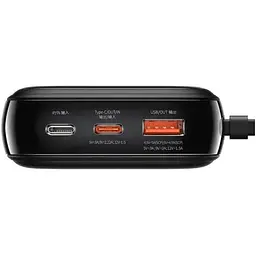 Зовнішній акб Baseus Qpow Digital Display (With Type-C Cable) 20000mAh PPQD-I02 білий - мініатюра 8